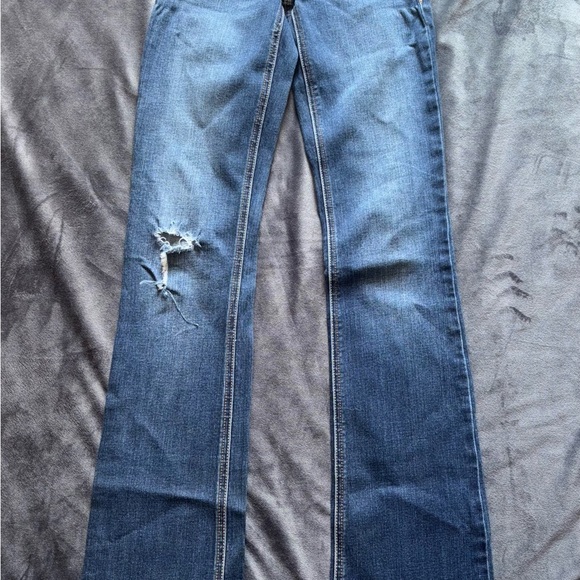 Hollister Classic Blue Straight Leg Jeans - Picture 3 of 4